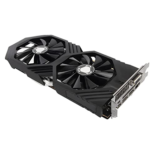 Sxhlseller RX 590-Grafikkarten, 2304SP, Echte 8 GB, GDDR5, 256 Bit, 3D-API, PC-Gaming-Karte für Radeon RX 590 mit PCI Express 3.0 X16, Dual-Lüfter von Sxhlseller