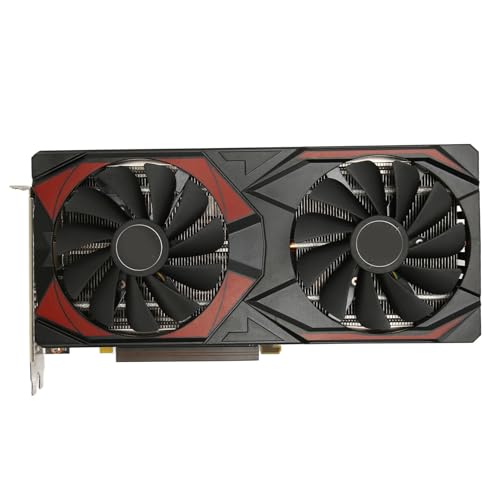 Sxhlseller RX5700 XT-Grafikkarte, 8 GB GDDR6 256-Bit-GPU, PCIE 4.0-Gaming-Grafikkarte mit Zwei Lüftern, Multi-3D-API-Unterstützung für Gaming-Bürostudien von Sxhlseller