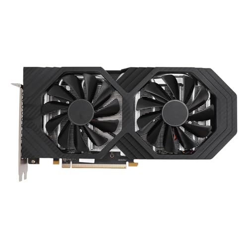 Sxhlseller RX590 Gaming-Grafikkarte, 8 GB GDDR5 256-Bit-Desktop-Grafikkarte, Express, PC-Gaming-Grafikkarte mit Zwei Lüftern, GPU-Grafikkarte für Desktop-Computer von Sxhlseller