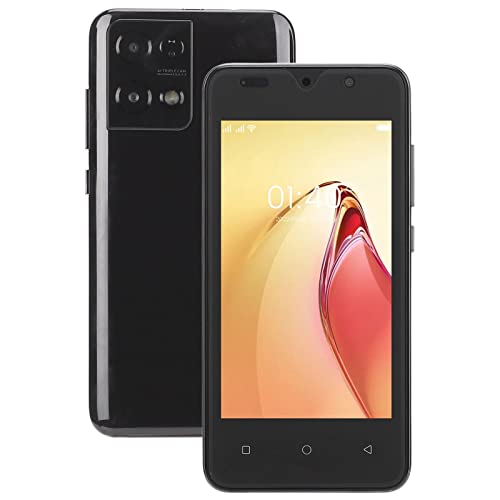 Sxhlseller Smartphone für Android, Dual-SIM-Karte, Ultradünne Handys, RAM 2 GB ROM, 32 GB Großer Speicher, 4,66 Zoll HD-Vollbild, Gesichtserkennung, Akku mit Großer Kapazität(Schwarz) von Sxhlseller