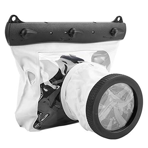 Sxhlseller Tragbare Universelle wasserdichte Unterwassertasche 20M für DSLR-Kameras(Weiß) von Sxhlseller