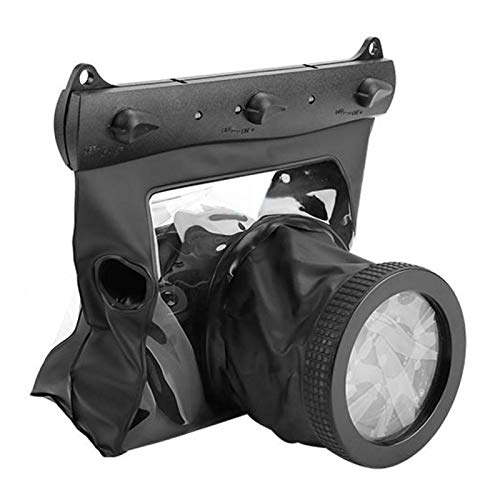 Sxhlseller Tragbare Universelle wasserdichte Unterwassertasche 20M für Canon Nikon DSLR-Kameras(schwarz) von Sxhlseller