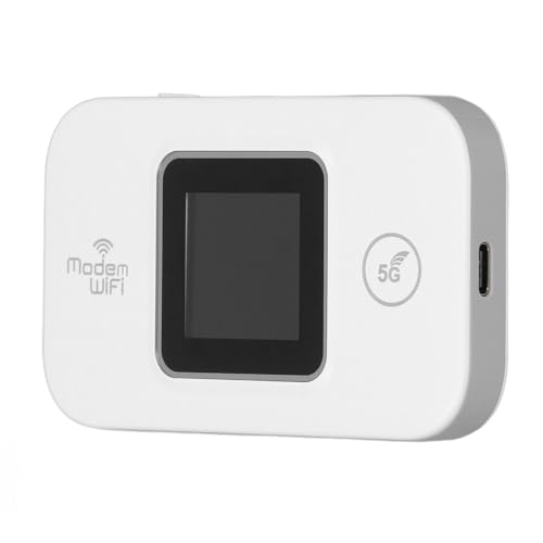 Tragbarer 4G LTE WLAN Router für Unterwegs, 300 Mbit/s High Speed 4G Taschen Mobil Hotspot mit Farbbildschirm, Bis zu 10 WLAN Geräte, Stromversorgung über USB, 4G von Sxhlseller