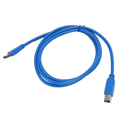 Sxhlseller USB 3.0 5 Gbit/s Druckerkabel A-Stecker auf B-Stecker (4,9 Fuß), Langlebiges PVC-Kupfer-USB-Kabel für Drucker, , Dockingstation, Scanner, USB-Hub (blau) von Sxhlseller