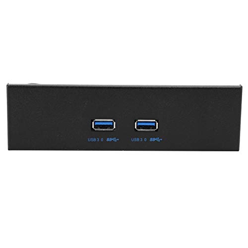 Sxhlseller USB 3.0-Hub auf der Vorderseite, Dual-Port 19-polig / 20-polig auf USB3.0-Anschlusskabeladapterkabel auf der Vorderseite von Sxhlseller