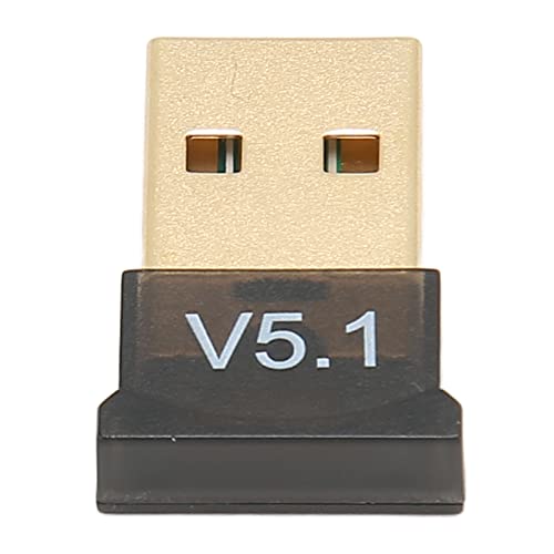 Sxhlseller USB-BT-Adapter V5.1, Laufwerksfrei, Breite Abdeckung, Tragbar, Kabellos, BT für11/10/8.1/7, 5.1 TR-Empfänger für Desktop-Laptop, Maus, Tastatur, Drucker, Headsets von Sxhlseller