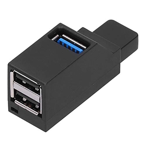 USB-Hub Tragbarer Hochgeschwindigkeits-3-Anschluss mit Lanyard USB2.0 USB3.0-Schnittstelle Computerzubehör für die Datenübertragung von Sxhlseller