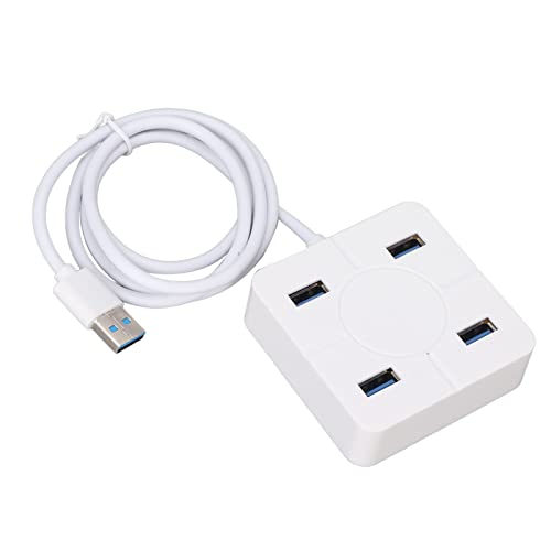 Sxhlseller USB-Hub USB-Splitter Professioneller USB-Hub 4 Ports Breite Kompatibilität Leichter Tragbarer Desktop-USB-Splitter für Externe Festplatten von Sxhlseller