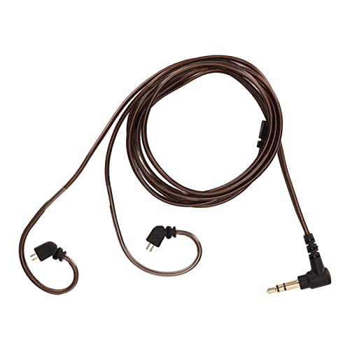 Sxhlseller Upgrade Kabel Zur Rauschunterdrückung mit Mikrofon für 2 polige 0,78 mm Kopfhörer, OFC Kern, Feine Verarbeitung, Verwicklungsfrei, Kompatibel mit ZSN Pro ZS10 UE von Sxhlseller
