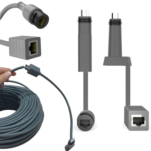 Sxhlseller Verlängerungsadapter für Starlink Dish Kabel, 1200 Mbit/s RJ45 1 RJ 2-Anschluss SPX-Stecker auf RJ45, 12,4 Zoll & 13,7 Zoll Starlink Cable von Sxhlseller