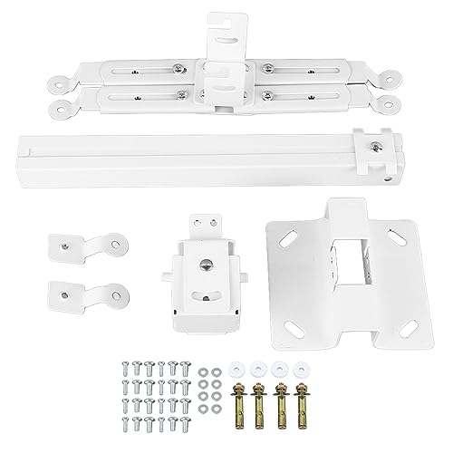 Sxhlseller Verstellbare Deckenprojektorhalterung für 4-Loch-Universalhalterung, weiß, Rostschutz, Büro-Konferenzraum von Sxhlseller