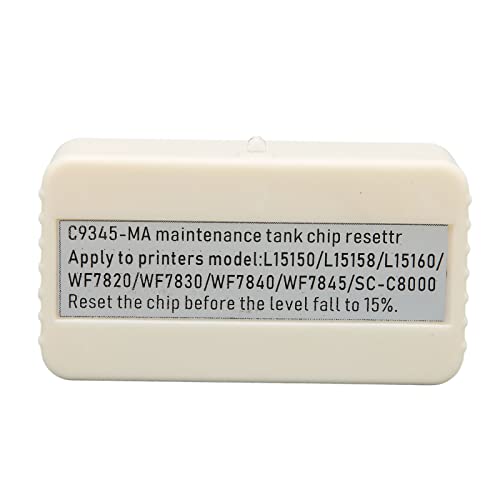 Sxhlseller Waste Box Chip Resetter, Wartungstank Chip Resetter, Drucker Chip Resetter mit Deckel, für L15150 WF7820 SC C8000 ET 16600 ST C7000 von Sxhlseller