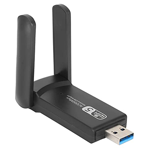 Sxhlseller WiFi Adapter Wireless 11AC Dual‑Band, USB3.0 5,8G/2,4G 1200M Netzwerkkarte Portable, für Desktop Laptop PC für Windows XP/Vista / 7/8 / 10 / Linx2.6X / OS X von Sxhlseller