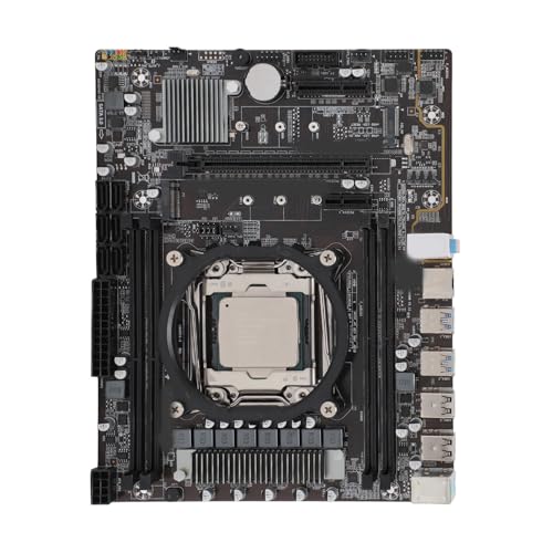 Sxhlseller X99-CPU-Motherboard-Set, DDR4-Computer-Motherboard E5 2670V3 CPU mit Dual DDR4 Bis zu 128 G, Mehrere Schnittstellenerweiterungen für PC von Sxhlseller