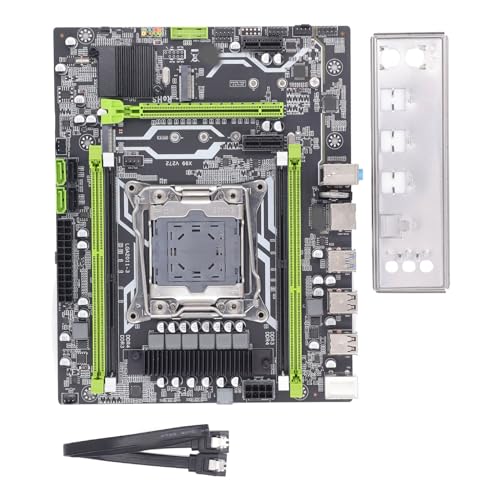 Sxhlseller X99 Computer Gaming Motherboard, LGA 2011 CPU V3V4 Motherboard mit 2 X DDR3, 2 X DDR4, 4 X USB2.0, 2 X USB3.0, 2 X SATA2.0, 2 X SATA3.0, Gigabit LAN Karte von Sxhlseller