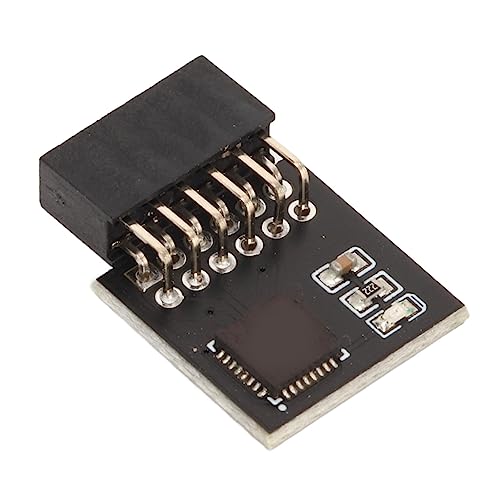 TPM 2.0 Modul, SPI Schnittstelle, Stabil und Sicher, Langlebiges Material, 12 polig, Kompatibel mit MSI Motherboard, für DDR4 Speicher von Sxhlseller