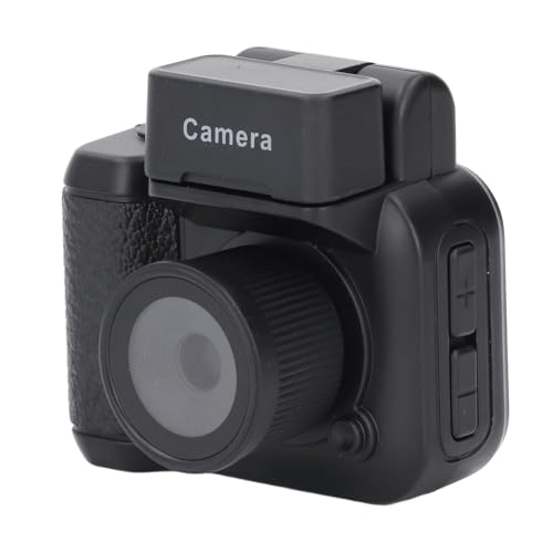 Tragbare Schlüsselanhänger Kameras, Mini Pixelkamera in Daumengröße 1080P, Mikro Videokamera, Kompakter Vintage Camcorder für Studenten und Kinder (Mit 128G-Speicherkarte) von Sxhlseller