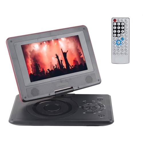 Tragbarer 8,5 Zoll DVD Player für das Auto, DVD Player mit Mehreren Discs und Schwenkbarem HD Bildschirm, Unterstützt USB/SD Karte/Analog TV (EU-Stecker) von Sxhlseller