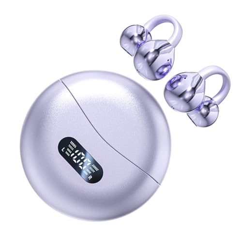 -Übersetzungsohrhörer, Al -Sprachübersetzer Earphone Unterstützt 144 Sprachen, Intelligentes KI Übersetzungsgerät für Reisegeschäftslernen (violett) von Sxhlseller