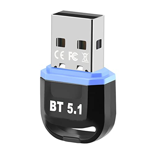 USB-Bluetooth5.1-Adapter für PC, 3 Mbit/S Starker Stabiler Laufwerksfreier BT-Sender für Desktop, Laptop, Maus, Tastatur, Drucker, Headsets Usw von Sxhlseller