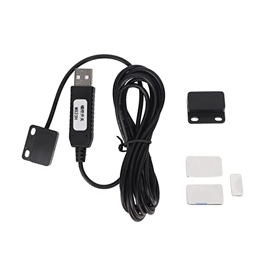 USB-Magnets Ensor Schalter, Beliebiger Schlüssel, Kombination, Maus-oder Zeichenfolge Kann Angepasst Werden, USB-Tastatur-Schalter-Kabel für Drucker überwachung Schwarz von Sxhlseller