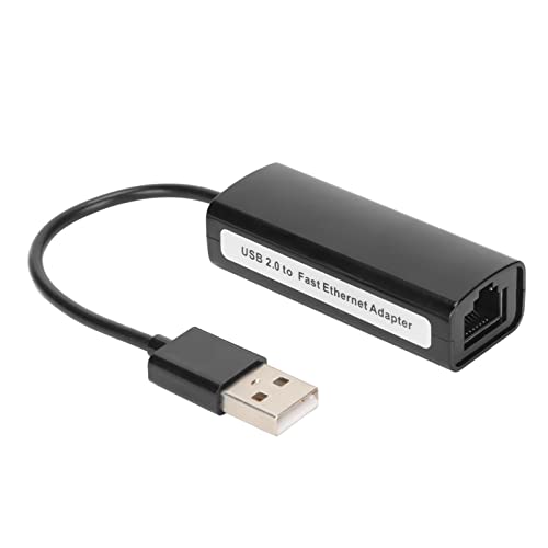 USB auf 10 100 Mbps Ethernet Adapter, Wired LAN Network Adapter Stabile Verbindung, USB Ethernet Adapter Plug and Play für Gaming, Meetings, Klassen von Sxhlseller