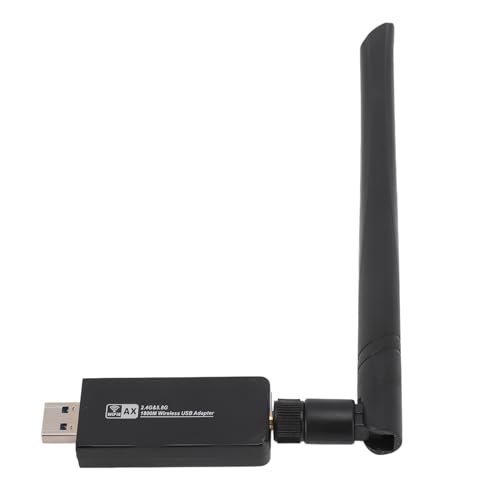 USB3.0 WiFi6 AX1800M WLAN-Adapter, Dualband-Wireless-WLAN-Adapter mit Geringer Latenz, High-Gain-Antenne für Win-PC-Laptop von Sxhlseller