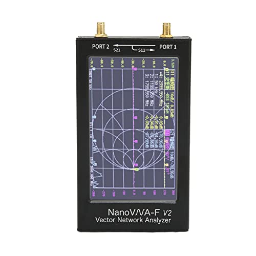 Vektor-Netzwerkanalysator, Professioneller Netzwerkanalysator, NanoVNA F V2 Vektor-Netzwerkanalysator, 4,3-Zoll-IPS-LCD-Touchscreen-50-kHz-3000-MHz-Kurzwellen-Antennenanalysator von Sxhlseller