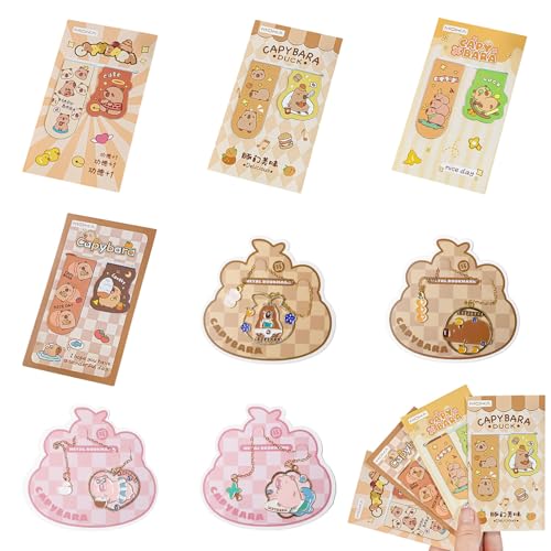 Sxutop Magnetische Lesezeichen Kinder 12 Stück Capybara Lesezeichen Set Niedliche Magnetlesezeichen Tiere Lesezeichen Metall Capybara mit Kette Anhänger für Schüler,Junge,Mädchen,Buchliebhaber Sxutop Magnetische Lesezeichen Kinder 12 Stück Capybara Lesezeichen Set Niedliche Magnetlesezeichen Tiere Lesezeichen Metall Capybara mit Kette Anhänger für Schüler,Junge,Mädchen,Buchliebhaber von Sxutop
