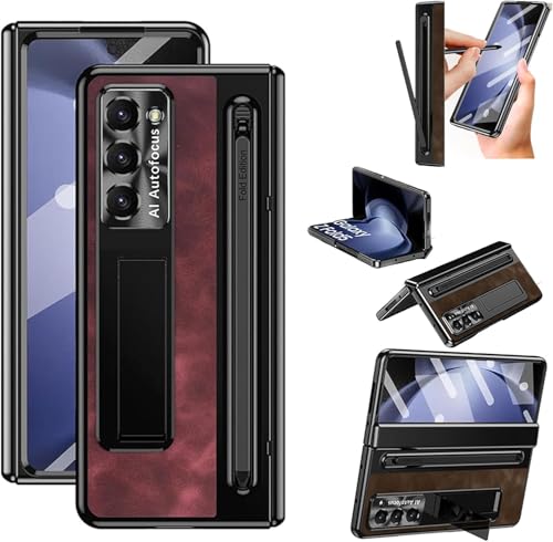 All-in-One Anti-Fall Schutzhülle mit Folie für Samsung Z Fold 4/5/6, Anti-Kratzer Handyhülle mit Stiftfolie und Ständer Rose All-in-One Anti-Fall Schutzhülle mit Folie für Samsung Z Fold 4/5/6, Anti-Kratzer Handyhülle mit Stiftfolie und Ständer Rose von Syanus