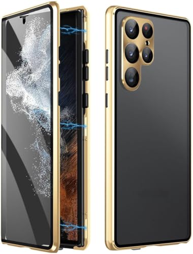 Magnetische doppelseitige Schutzhülle aus gehärtetem Glas für Samsung mit sicherer magnetischer Befestigung Magnetische doppelseitige Schutzhülle aus gehärtetem Glas für Samsung mit sicherer magnetischer Befestigung von Syanus