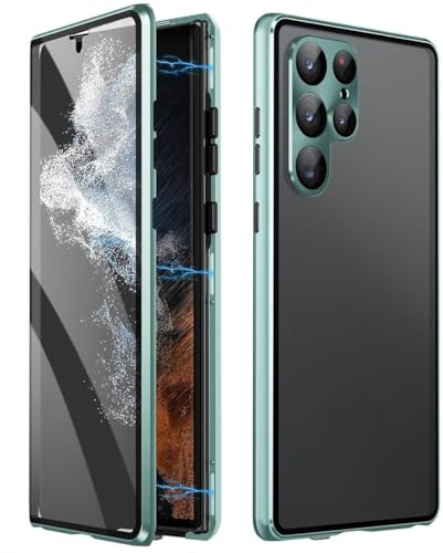 Magnetische doppelseitige Schutzhülle aus gehärtetem Glas für Samsung mit sicherer magnetischer Befestigung Magnetische doppelseitige Schutzhülle aus gehärtetem Glas für Samsung mit sicherer magnetischer Befestigung von Syanus