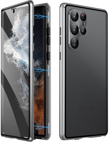 Magnetische doppelseitige Schutzhülle aus gehärtetem Glas für Samsung mit sicherer magnetischer Befestigung Magnetische doppelseitige Schutzhülle aus gehärtetem Glas für Samsung mit sicherer magnetischer Befestigung von Syanus