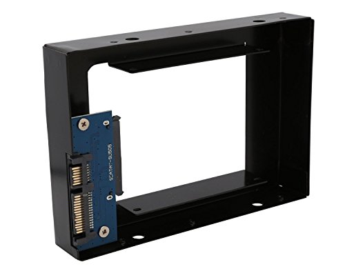 IO Crest sy-acc25044 2,5–3,5 interne HDD und SSD Mounting Tray Kit – Schwarz von Syba