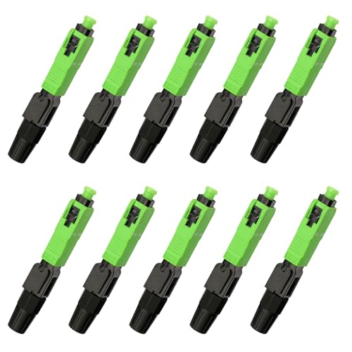 Syengery Faseroptischer Stecker - 10 Stück SC Stecker Für Glasfaserkabel Schnellanschluss Adapter,Adapterkabel Für Heimnutzer Rechenzentren Profis Männer Frauen Syengery Faseroptischer Stecker - 10 Stück SC Stecker Für Glasfaserkabel Schnellanschluss Adapter,Adapterkabel Für Heimnutzer Rechenzentren Profis Männer Frauen von Syengery