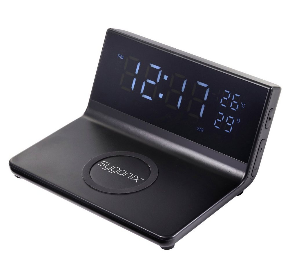 Sygonix Sygonix Ladestation Alarm Clock with Wireless Charger SY-5459860 Induktions-Ladegerät von Sygonix