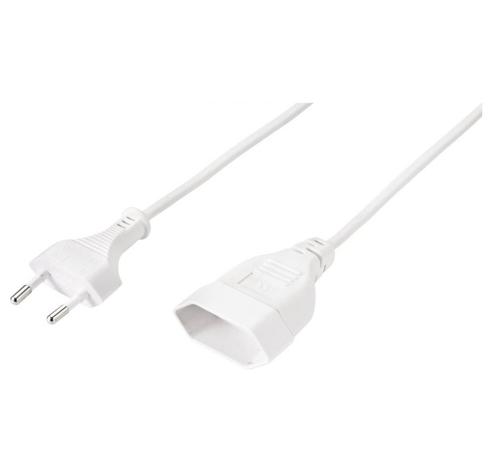 Sygonix Sygonix SY-5044228 Strom Verlängerungskabel Weiß 3.00 m Elektro-Kabel, (300.00 cm) von Sygonix