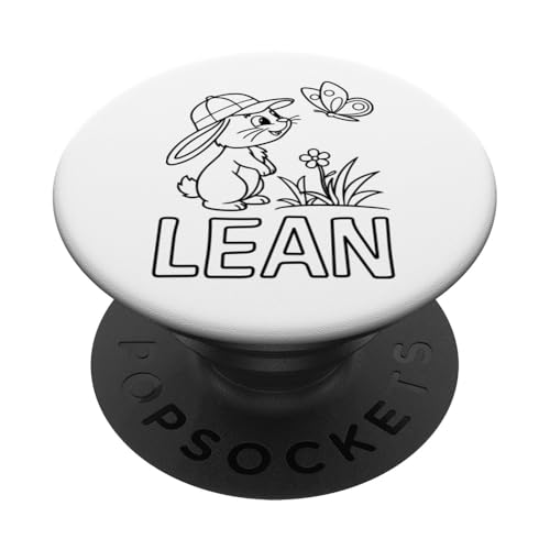 Lean Name Hase Häschen Osterhase zum Ausmalen Jungenname PopSockets Klebender PopGrip von SylColor Namensgeschenke mit Aufdruck zum Malen