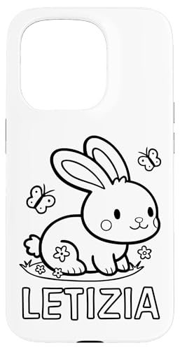 Letizia Name Hase Häschen Osterhase zum Ausmalen Mädchenname Hülle für iPhone 15 Pro Letizia Name Hase Häschen Osterhase zum Ausmalen Mädchenname Hülle für iPhone 15 Pro von SylColor Namensgeschenke mit Aufdruck zum Malen