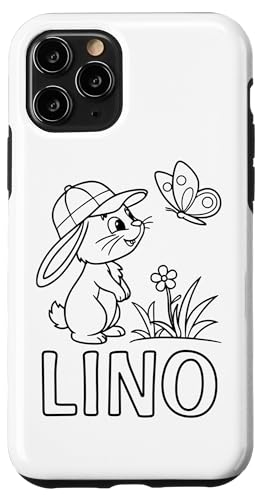 Lino Name Hase Häschen Osterhase zum Ausmalen Jungenname Hülle für iPhone 11 Pro Lino Name Hase Häschen Osterhase zum Ausmalen Jungenname Hülle für iPhone 11 Pro von SylColor Namensgeschenke mit Aufdruck zum Malen