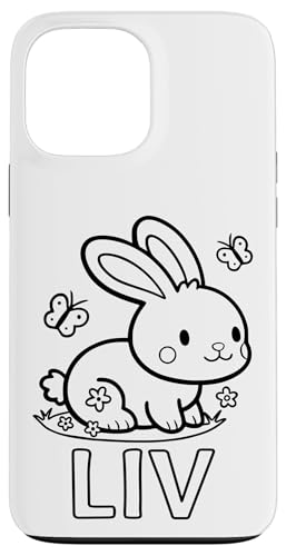 Liv Name Hase Häschen Osterhase zum Ausmalen Mädchenname Hülle für iPhone 13 Pro Max Liv Name Hase Häschen Osterhase zum Ausmalen Mädchenname Hülle für iPhone 13 Pro Max von SylColor Namensgeschenke mit Aufdruck zum Malen