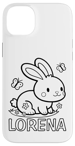 Lorena Name Hase Häschen Osterhase zum Ausmalen Mädchenname Hülle für iPhone 14 Plus Lorena Name Hase Häschen Osterhase zum Ausmalen Mädchenname Hülle für iPhone 14 Plus von SylColor Namensgeschenke mit Aufdruck zum Malen