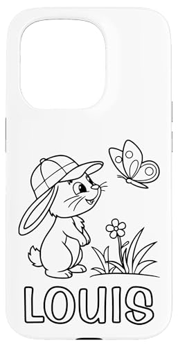 Louis Name Hase Häschen Osterhase zum Ausmalen Jungenname Hülle für iPhone 15 Pro Louis Name Hase Häschen Osterhase zum Ausmalen Jungenname Hülle für iPhone 15 Pro von SylColor Namensgeschenke mit Aufdruck zum Malen