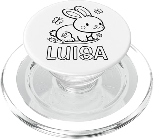 Luisa Name Hase Häschen Osterhase zum Ausmalen Mädchenname PopSockets PopGrip für MagSafe Luisa Name Hase Häschen Osterhase zum Ausmalen Mädchenname PopSockets PopGrip für MagSafe von SylColor Namensgeschenke mit Aufdruck zum Malen