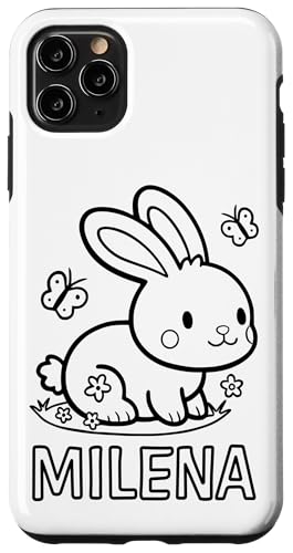 Milena Name Hase Häschen Osterhase zum Ausmalen Mädchenname Hülle für iPhone 11 Pro Max Milena Name Hase Häschen Osterhase zum Ausmalen Mädchenname Hülle für iPhone 11 Pro Max von SylColor Namensgeschenke mit Aufdruck zum Malen