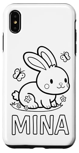 Mina Name Hase Häschen Osterhase zum Ausmalen Mädchenname Hülle für iPhone XS Max Mina Name Hase Häschen Osterhase zum Ausmalen Mädchenname Hülle für iPhone XS Max von SylColor Namensgeschenke mit Aufdruck zum Malen