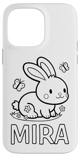 Mira Name Hase Häschen Osterhase zum Ausmalen Mädchenname Hülle für iPhone 14 Pro Max Mira Name Hase Häschen Osterhase zum Ausmalen Mädchenname Hülle für iPhone 14 Pro Max von SylColor Namensgeschenke mit Aufdruck zum Malen