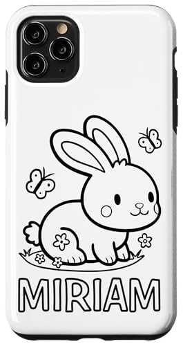 Miriam Name Hase Häschen Osterhase zum Ausmalen Mädchenname Hülle für iPhone 11 Pro Max Miriam Name Hase Häschen Osterhase zum Ausmalen Mädchenname Hülle für iPhone 11 Pro Max von SylColor Namensgeschenke mit Aufdruck zum Malen