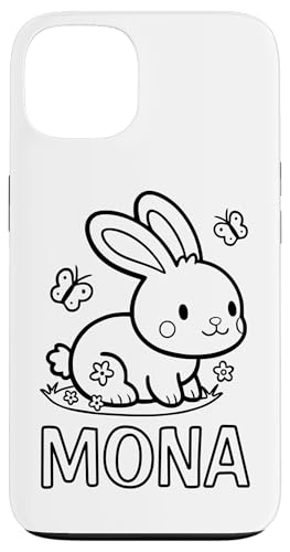 Mona Name Hase Häschen Osterhase zum Ausmalen Mädchenname Hülle für iPhone 13 Mona Name Hase Häschen Osterhase zum Ausmalen Mädchenname Hülle für iPhone 13 von SylColor Namensgeschenke mit Aufdruck zum Malen