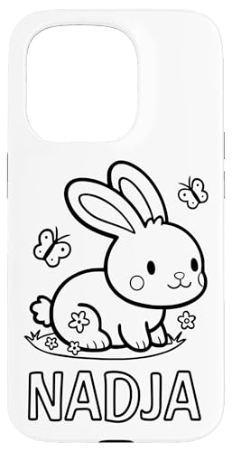 Nadja Name Hase Häschen Osterhase zum Ausmalen Mädchenname Hülle für iPhone 15 Pro Nadja Name Hase Häschen Osterhase zum Ausmalen Mädchenname Hülle für iPhone 15 Pro von SylColor Namensgeschenke mit Aufdruck zum Malen